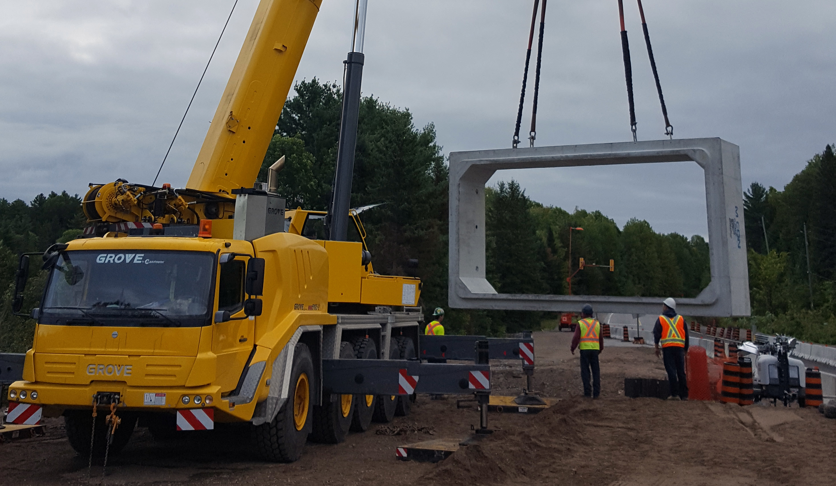 Box Culvert Job - BEI | Kingston Crane Rental